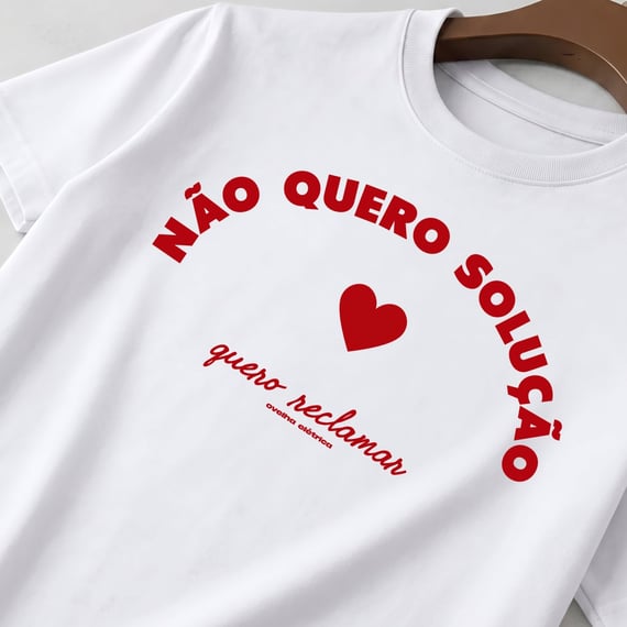Camiseta Solução Branca