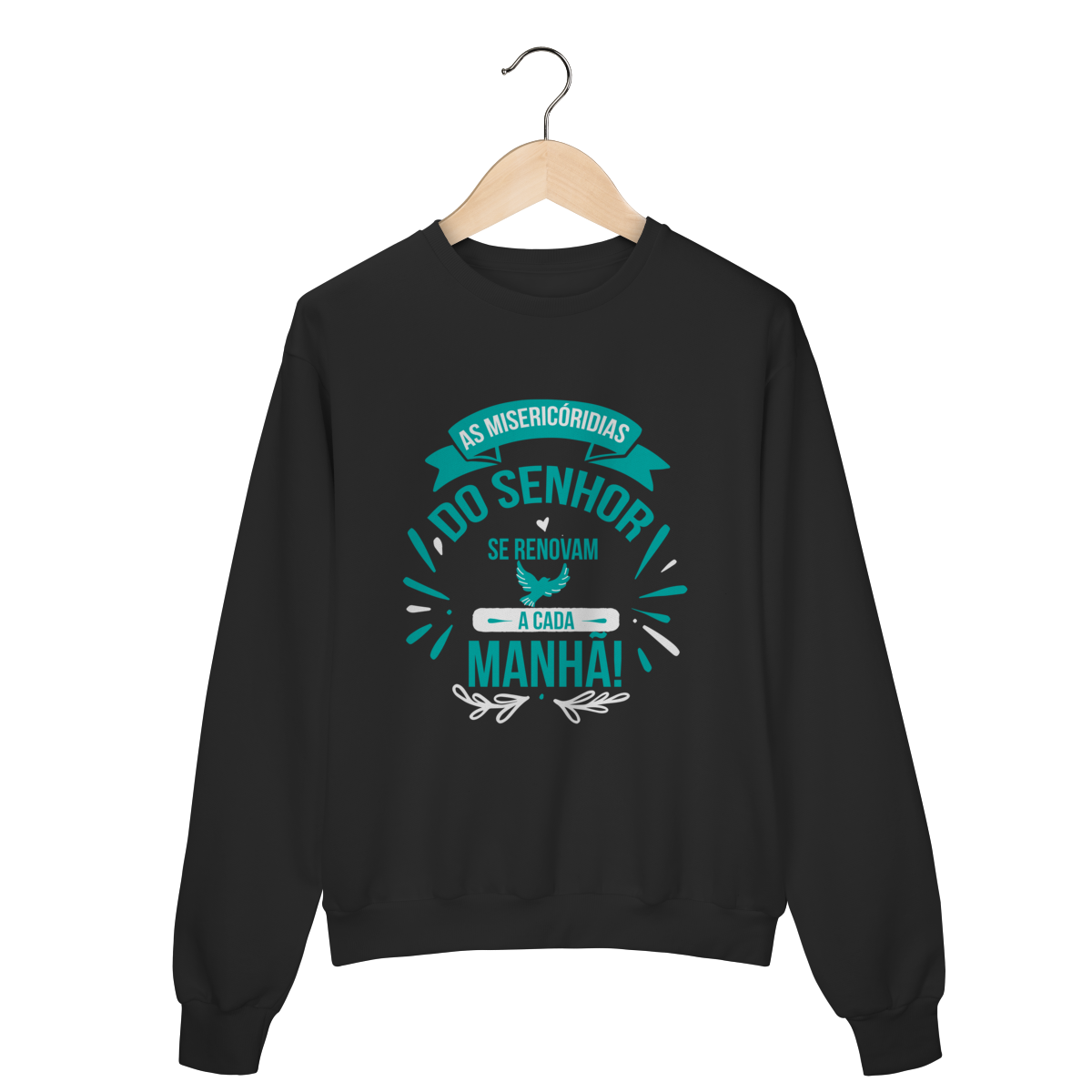 Nome do produto: Moletom As Misericórdias Do Senhor Fechado