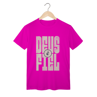 Nome do produto Camiseta Deus é Fiel - Classic