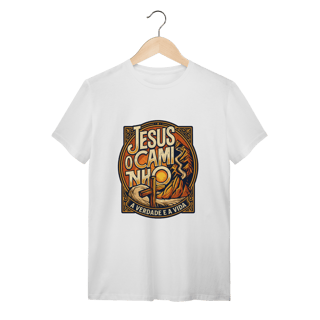 Nome do produto Camiseta Quality - JESUS O CAMINHO A VERDADE E A VIDA
