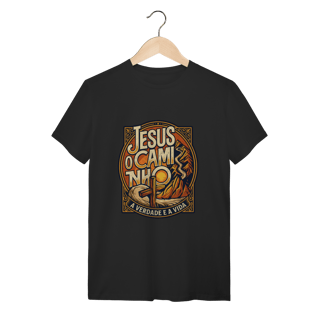 Nome do produto Camiseta Quality - JESUS O CAMINHO A VERDADE E A VIDA