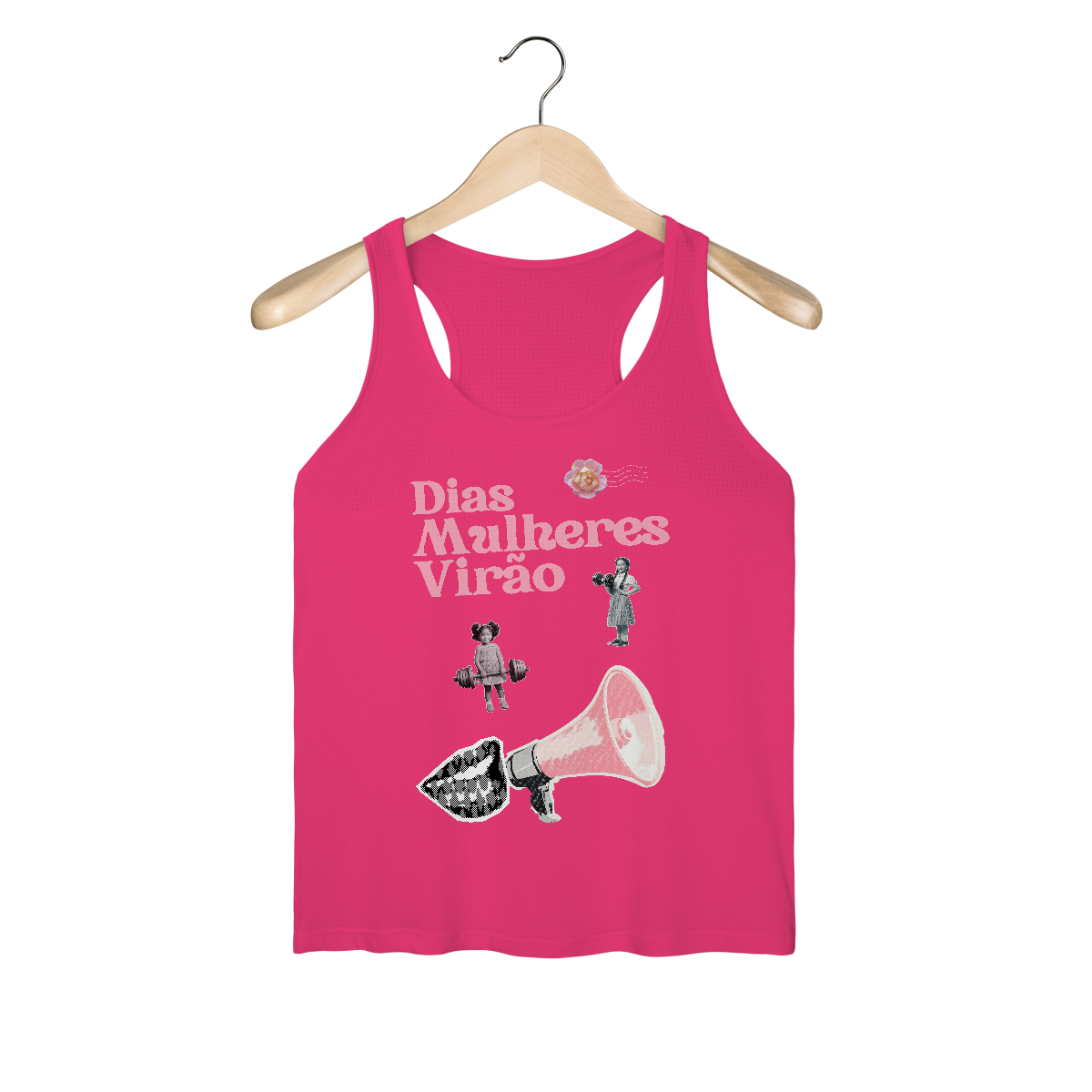 Nome do produto: regata feminina DIAS MULHERES VIRÃO (Sport Dry UV)
