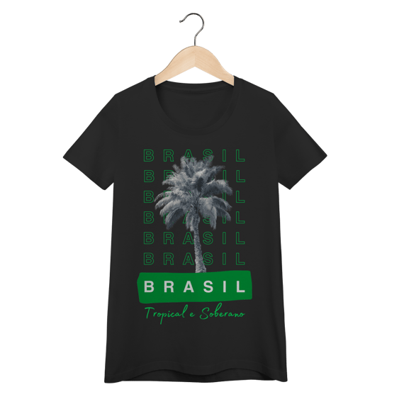 baby look BRASIL Tropical e Soberano - PALMEIRA