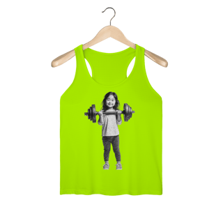 Nome do produto regata feminina FORÇA E DELICADEZA (Sport Dry UV)