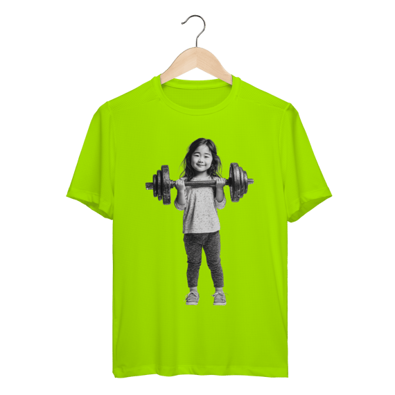 camiseta sport Dry UV FORÇA E DELICADEZA