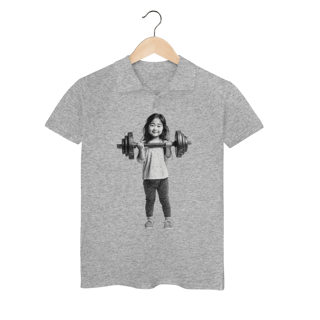 Nome do produto polo feminina FORÇA E DELICADEZA