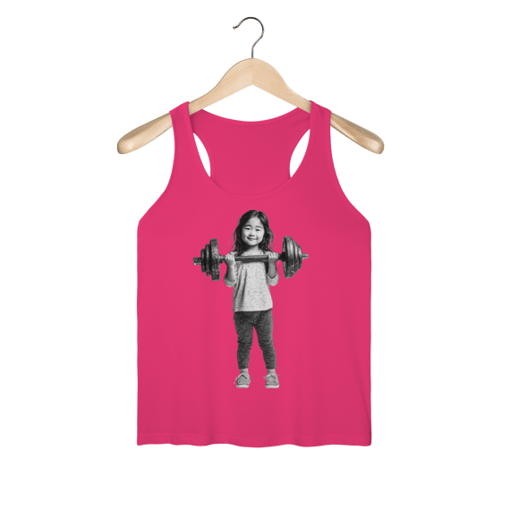 regata feminina FORÇA E DELICADEZA (Sport Dry UV)