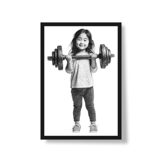 Nome do produto poster FORÇA E DELICADEZA