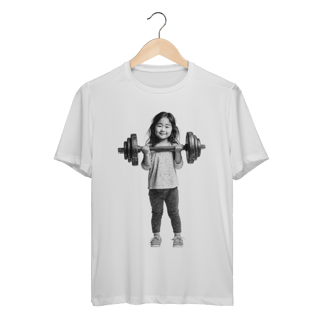 Nome do produto camiseta sport Dry UV FORÇA E DELICADEZA