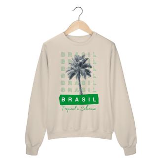 Nome do produto moletom BRASIL Tropical e Soberano - PALMEIRA