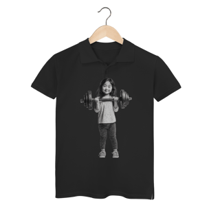 Nome do produto polo feminina FORÇA E DELICADEZA