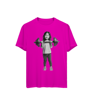 Nome do produto camiseta sport Dry UV FORÇA E DELICADEZA