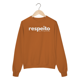 Nome do produto moletom RESPEITO