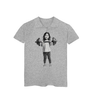 Nome do produto polo feminina FORÇA E DELICADEZA