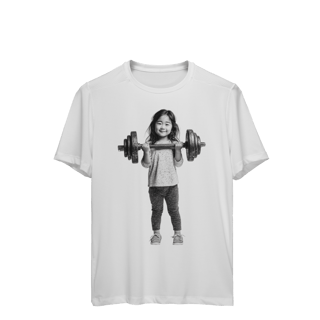 Nome do produto camiseta sport Dry UV FORÇA E DELICADEZA