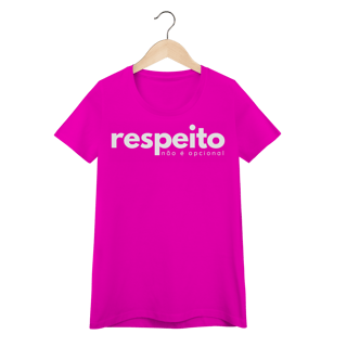 Nome do produto baby look RESPEITO