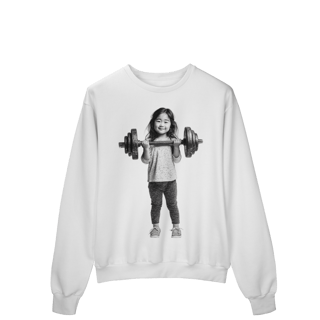 Nome do produto moletom FORÇA E DELICADEZA