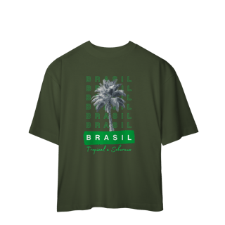 Nome do produto oversized BRASIL Tropical e Soberano - PALMEIRA