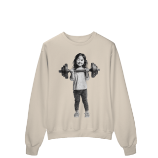 Nome do produto moletom FORÇA E DELICADEZA