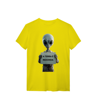 Nome do produto camiseta  A TERRA É REDONDA