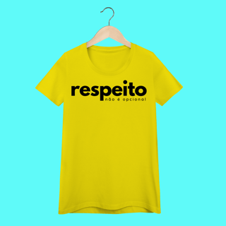 Nome do produto baby look RESPEITO