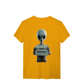 Nome do produto camiseta  A TERRA É REDONDA