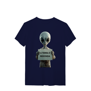 Nome do produto camiseta  A TERRA É REDONDA