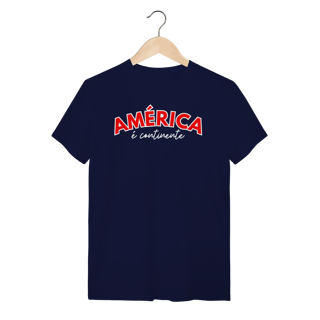 Nome do produto camiseta AMÉRICA É CONTINENTE