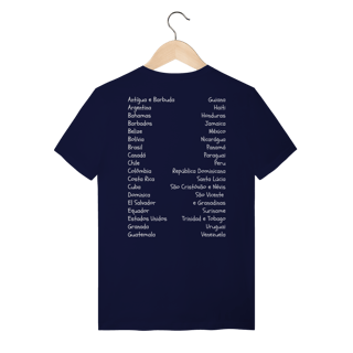 Nome do produto camiseta AMÉRICA É CONTINENTE