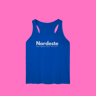 Nome do produto regata feminina NORDESTE obrigadA por existir (sport dry UV)