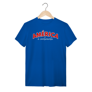Nome do produto camiseta AMÉRICA É CONTINENTE