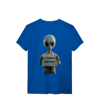 Nome do produto camiseta  A TERRA É REDONDA