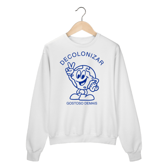 Nome do produto moletom DECOLONIZAR gostoso demais