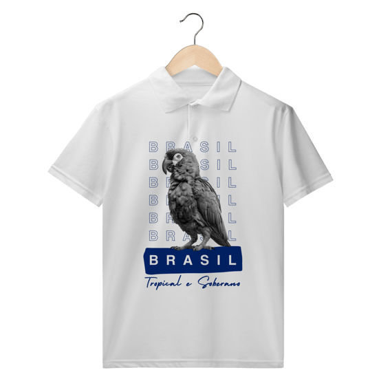 polo  BRASIL Tropical e Soberano - PAPAGAIO