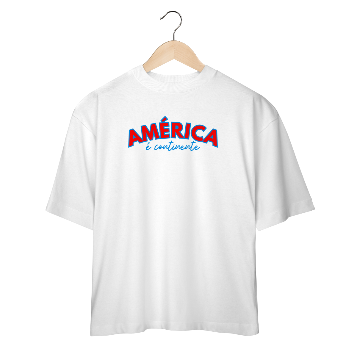 Nome do produto: oversized AMÉRICA É CONTINENTE