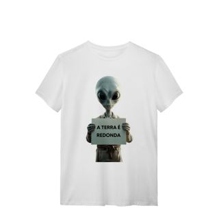 Nome do produto camiseta  A TERRA É REDONDA