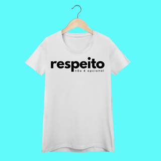 Nome do produto baby look RESPEITO