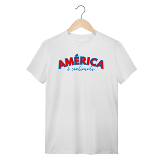 Nome do produto camiseta AMÉRICA É CONTINENTE