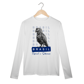 Nome do produto Dry UV manga longa BRASIL Tropical e Soberano - PAPAGAIO