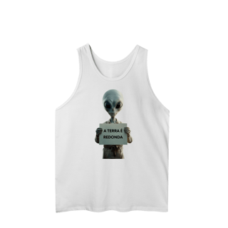 Nome do produto regata masculina  A TERRA É REDONDA