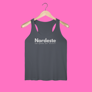 Nome do produto regata feminina NORDESTE obrigadA por existir (sport dry UV)