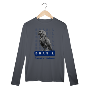 Nome do produto Dry UV manga longa BRASIL Tropical e Soberano - PAPAGAIO