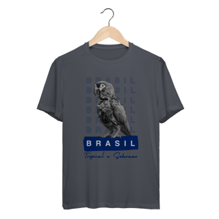 Nome do produto camiseta sport Dry UV BRASIL Tropical e Soberano - PAPAGAIO