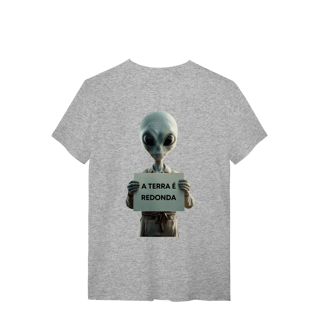 Nome do produto camiseta  A TERRA É REDONDA