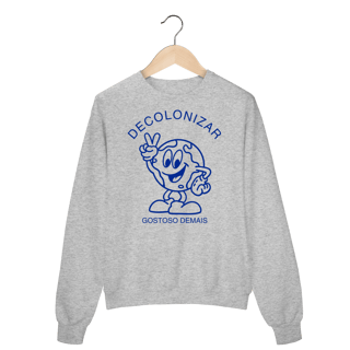 Nome do produto moletom DECOLONIZAR gostoso demais