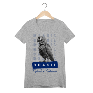Nome do produto baby look  BRASIL Tropical e Soberano - PAPAGAIO
