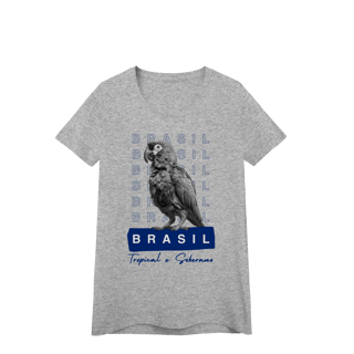Nome do produto baby look  BRASIL Tropical e Soberano - PAPAGAIO