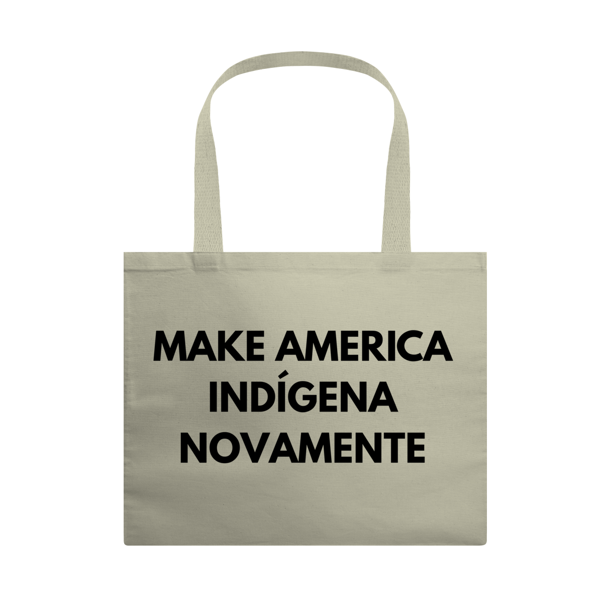 ecobag MAKE AMERICA INDÍGENA NOVAMENTE