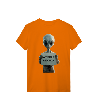 Nome do produto camiseta  A TERRA É REDONDA