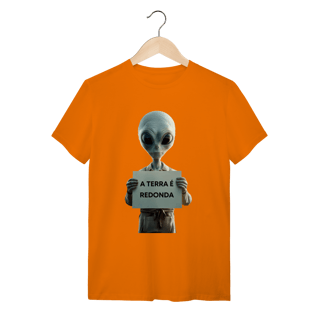 Nome do produto camiseta  A TERRA É REDONDA